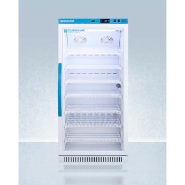 Summit Appliance. Accucold Pharma-Vac Performance Series Upright Vaccine Refrigerator, 8 Cu.Ft., Glass Door ARG8PV